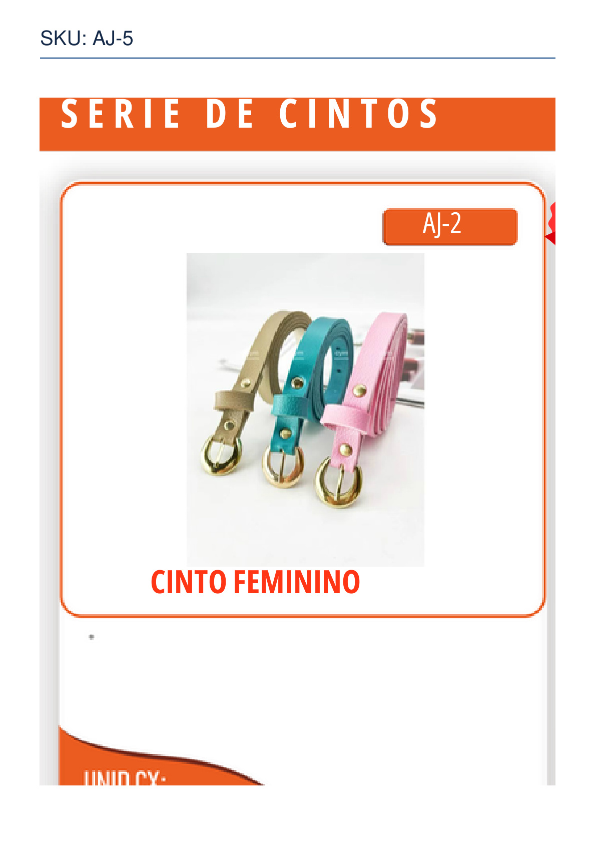 CINTO MASCULINO