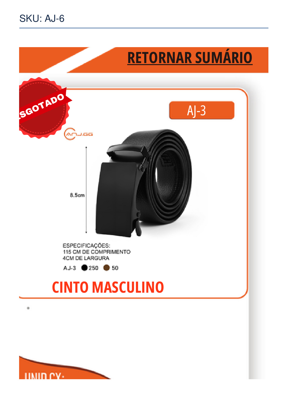 CINTO DE CINTURA