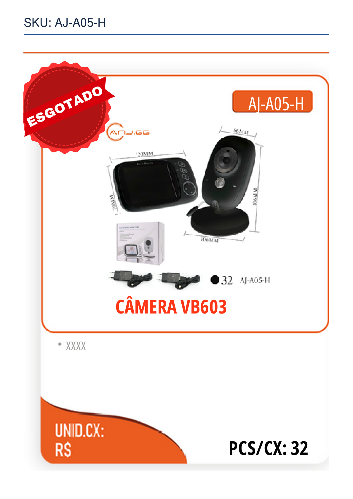 CÂMERA VB603