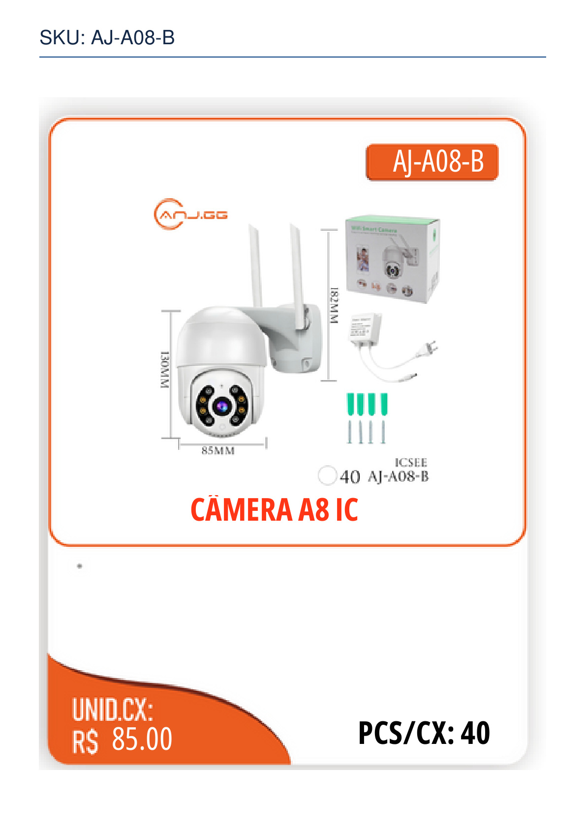 CÂMERA A8 IC