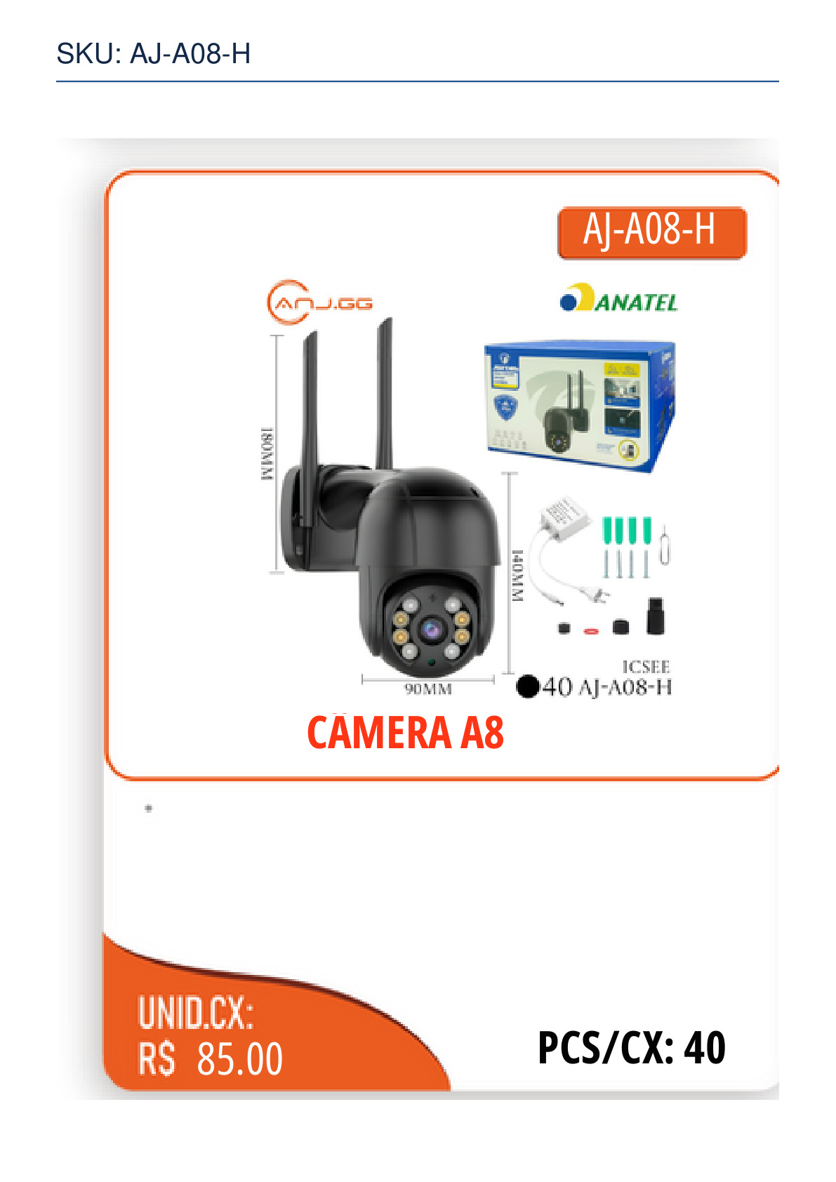 CÂMERA A8