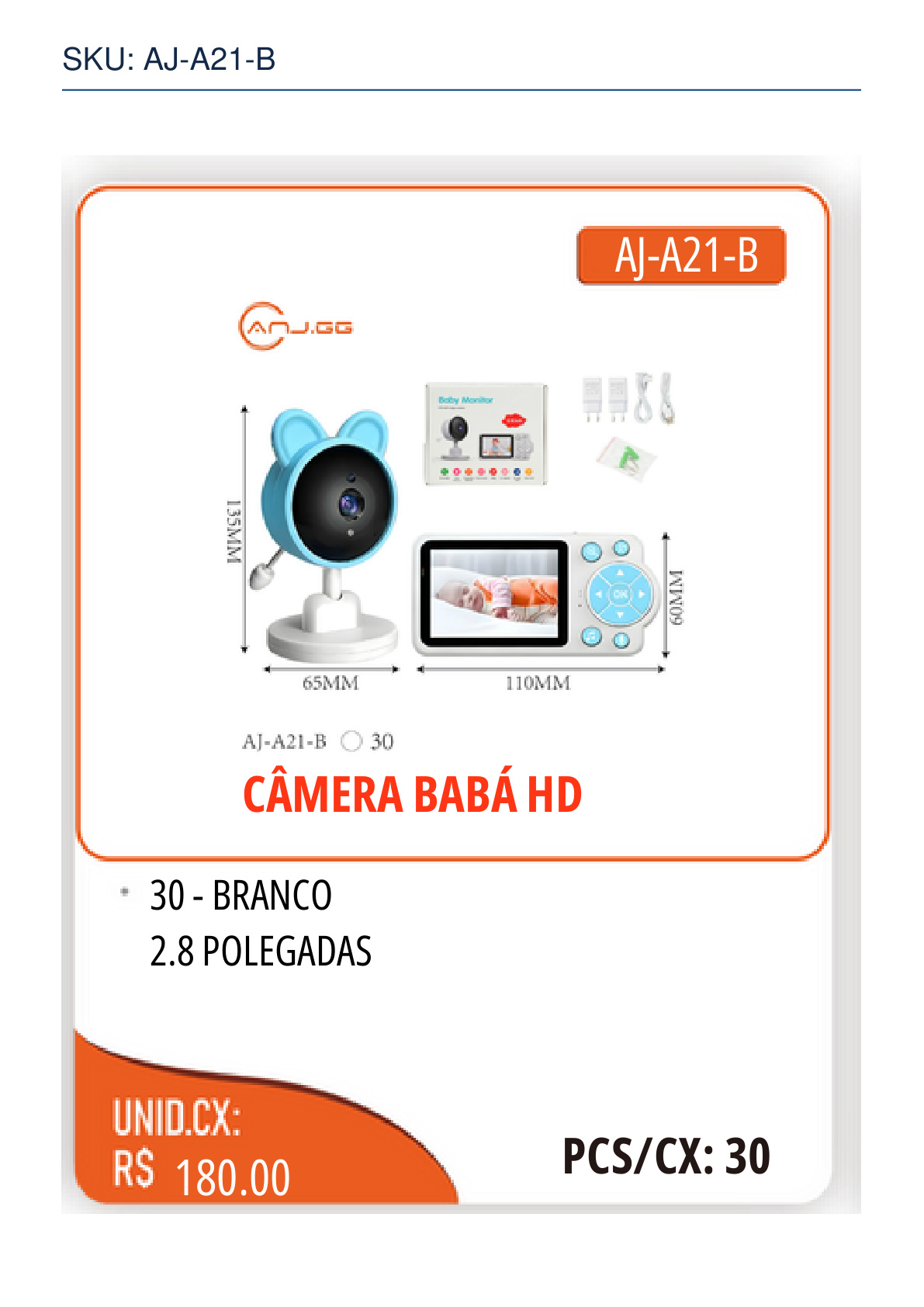 CÂMERA BABÁ HD