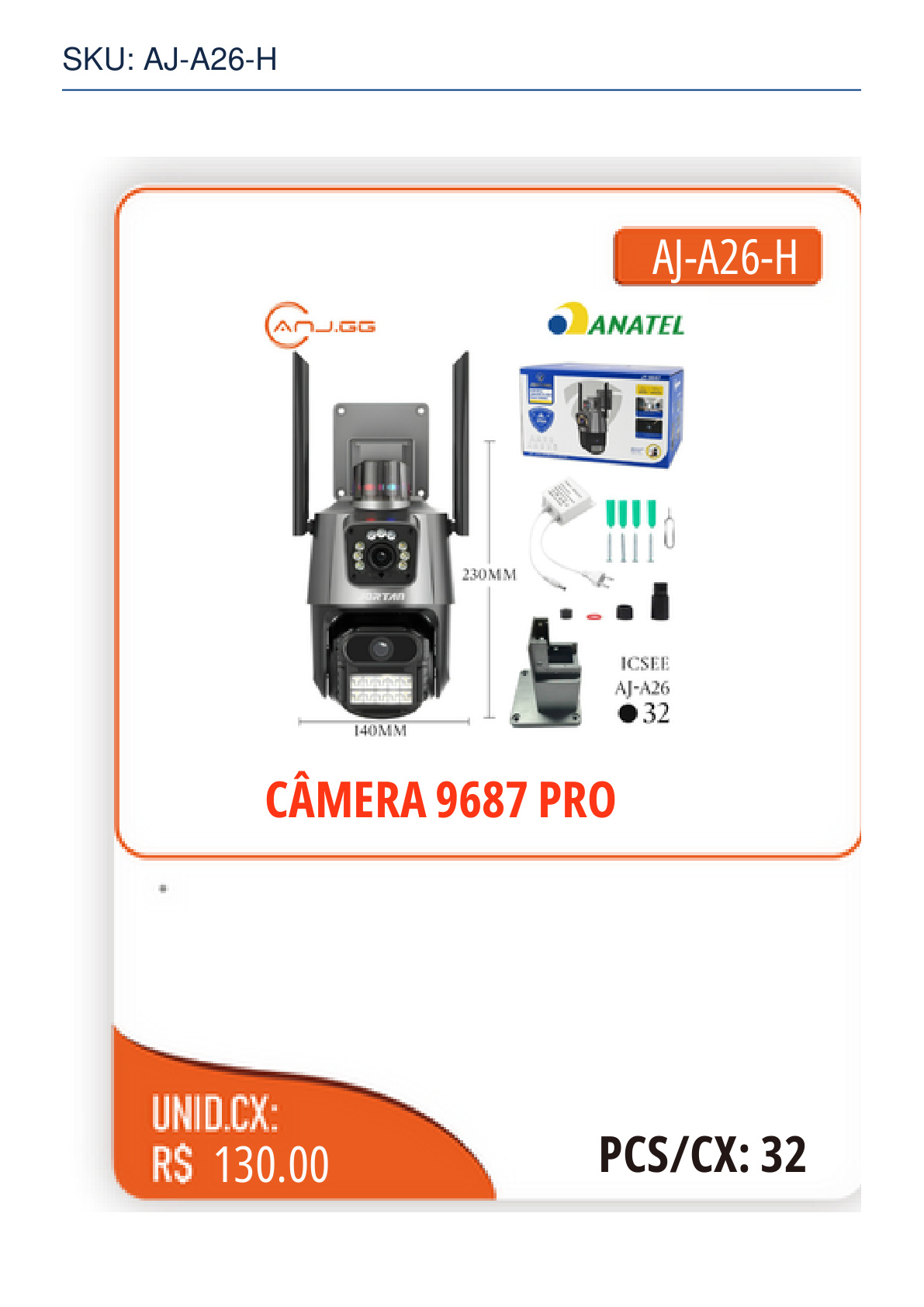 CÂMERA 9687 PRO