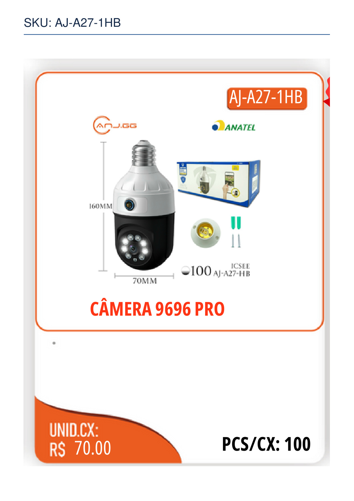 CÂMERA 9696 PRO