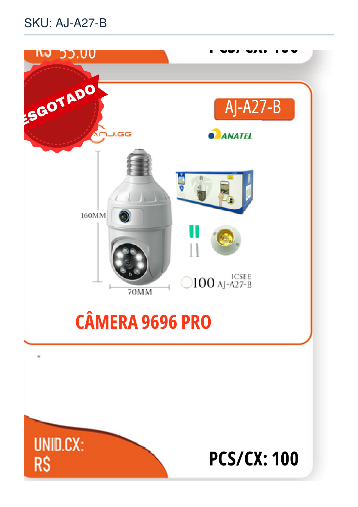 CÂMERA 9696 PRO