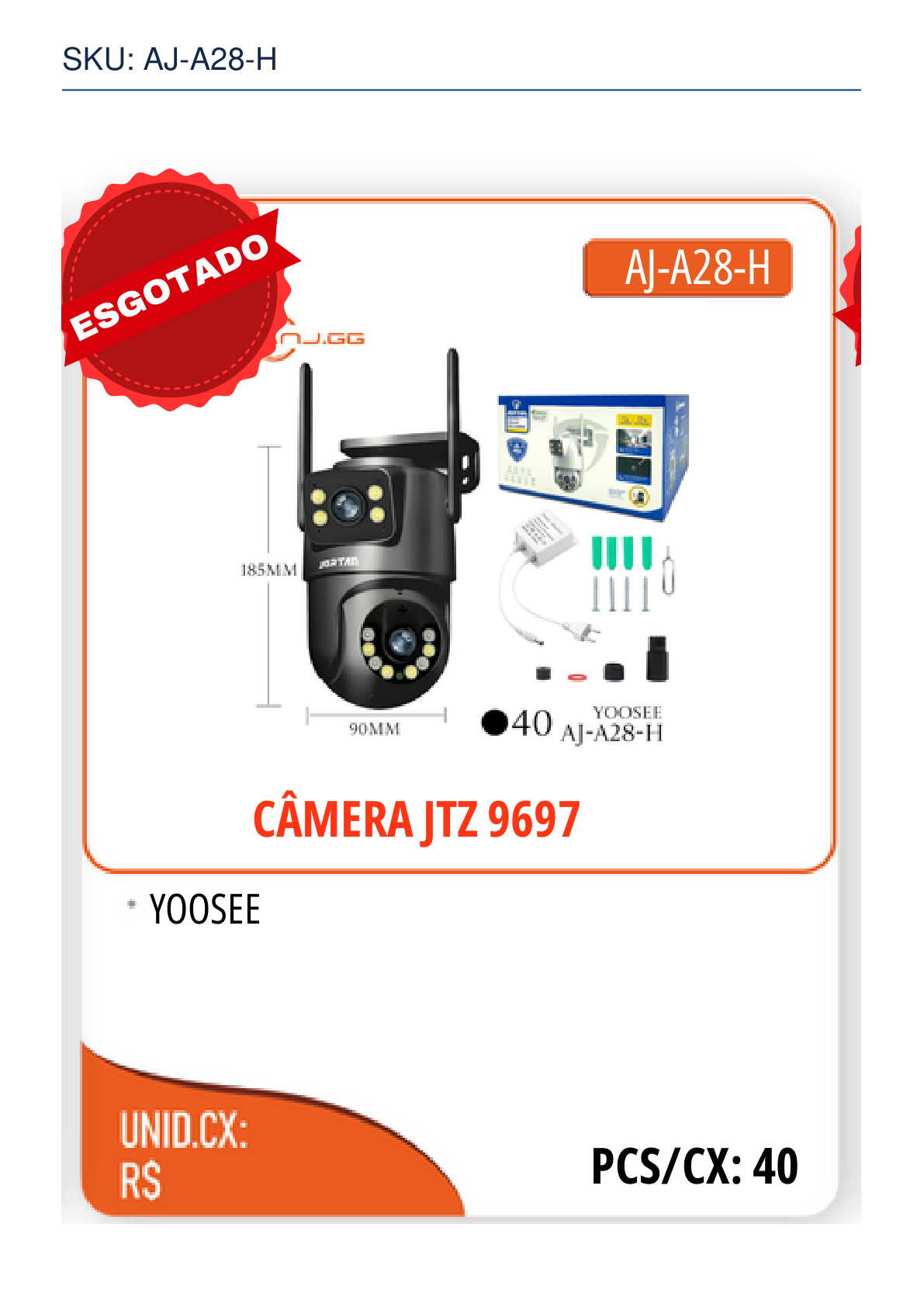 CÂMERA JTZ 9697