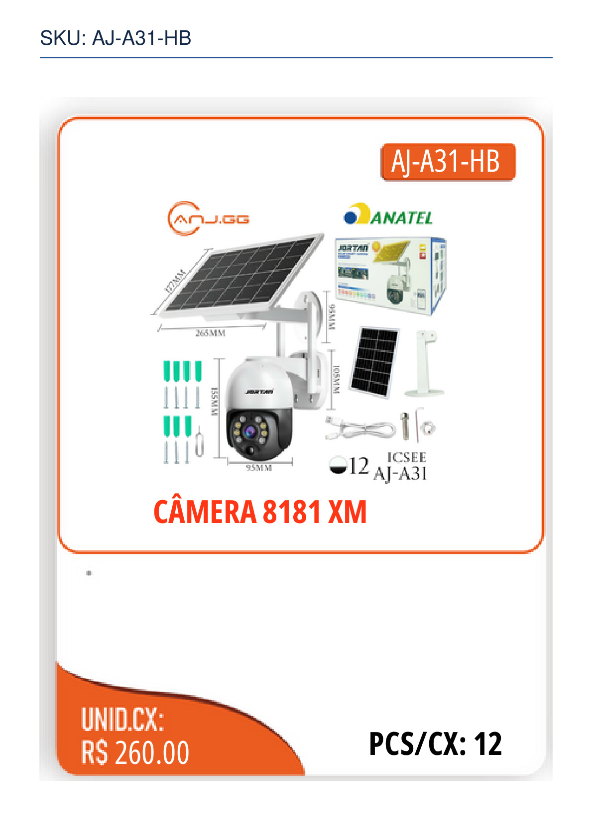 CÂMERA 8181 XM