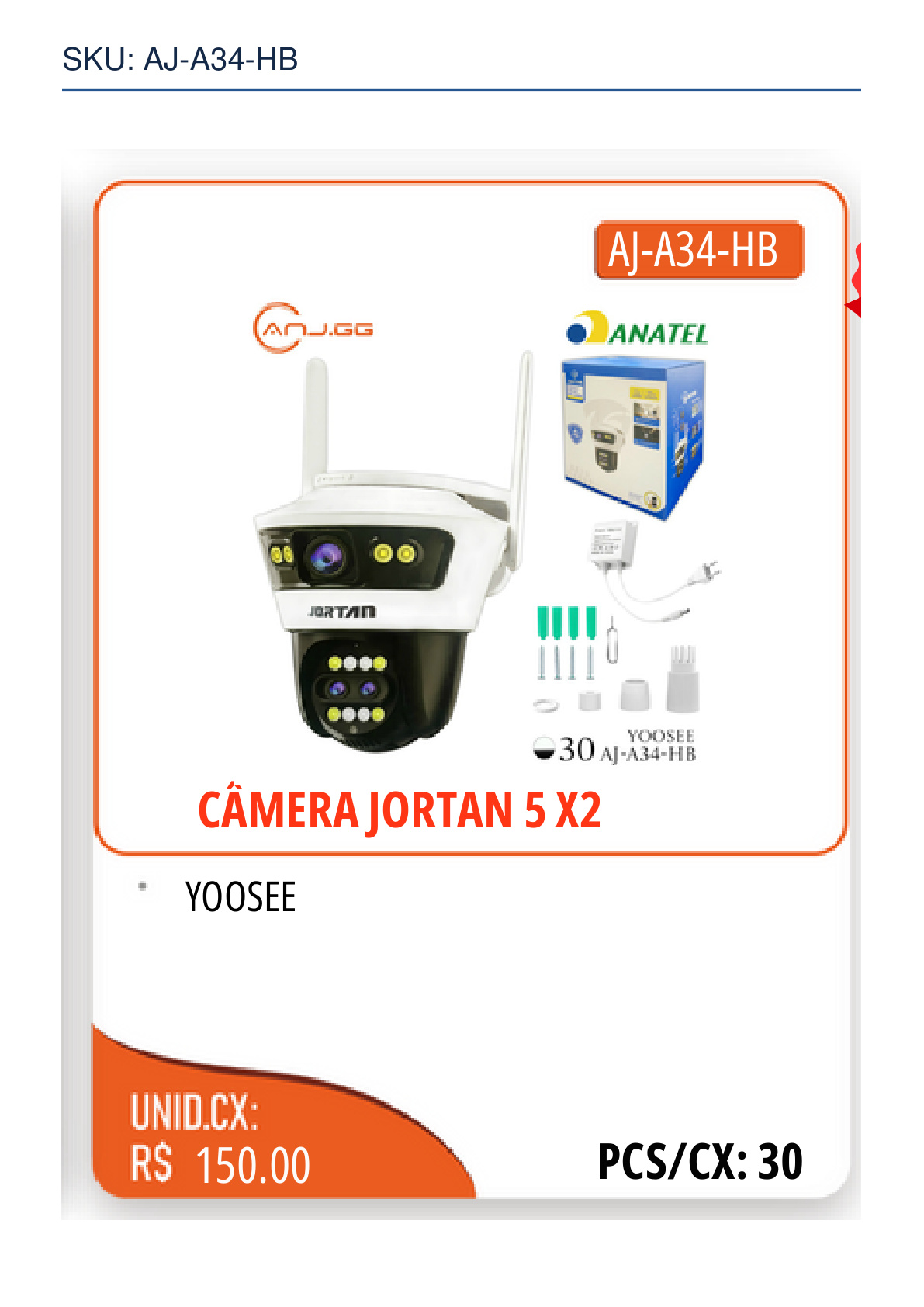 CÂMERA JORTAN 5 X2