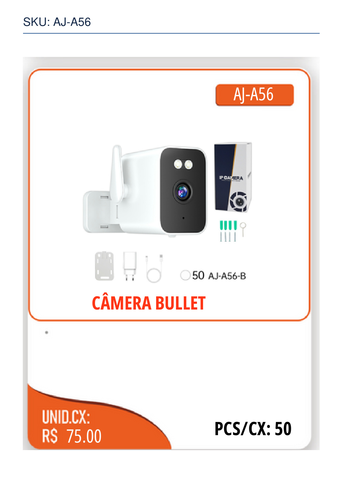 CÂMERA BULLET