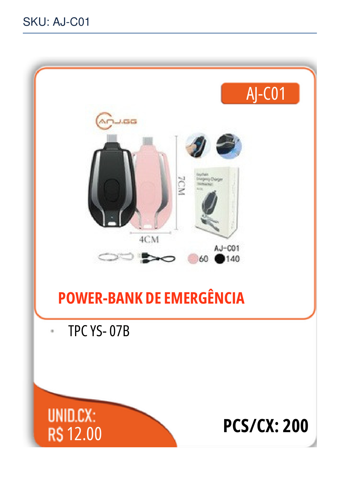 POWER-BANK DE EMERGÊNCIA