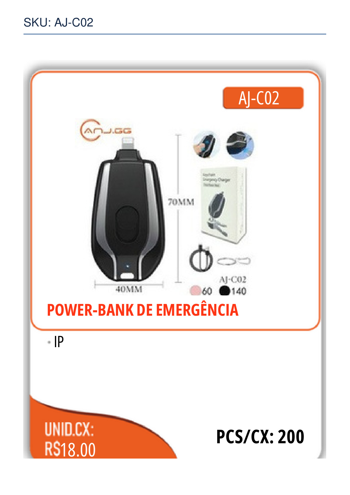 POWER-BANK DE EMERGÊNCIA