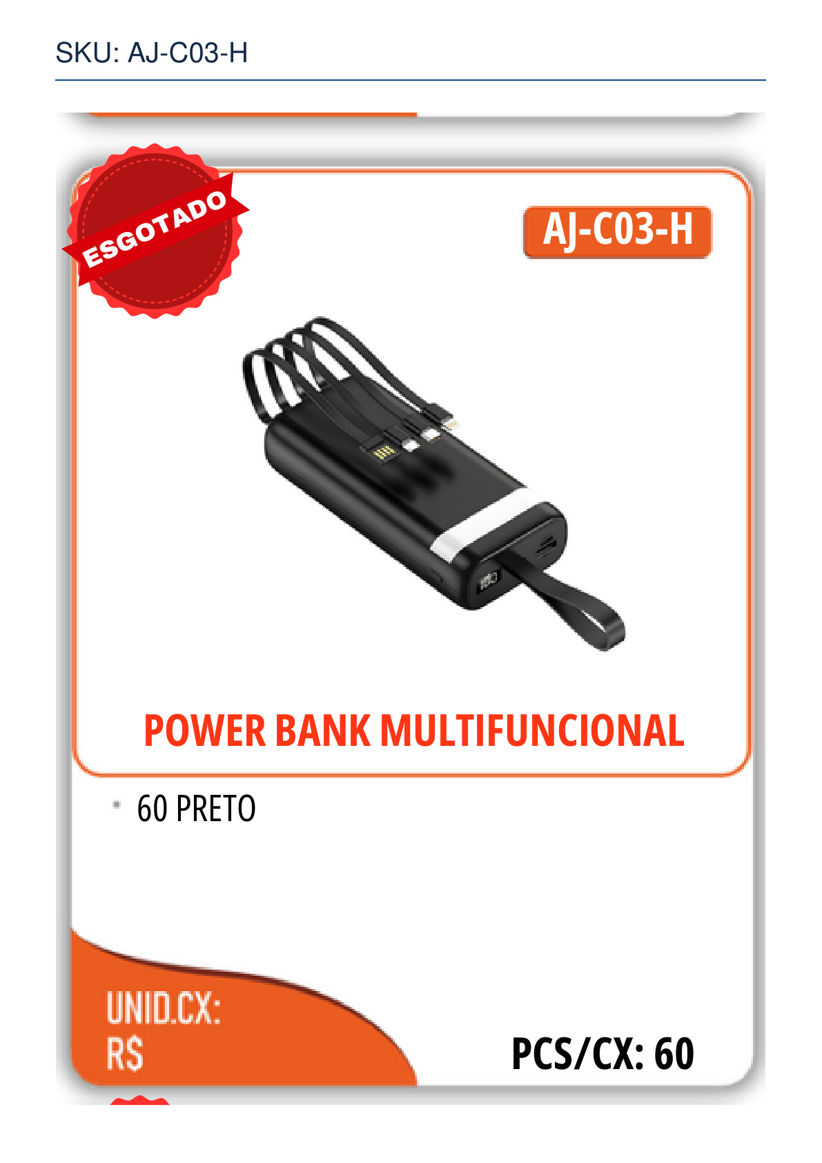 POWER BANK MULTIFUNCIONAL
