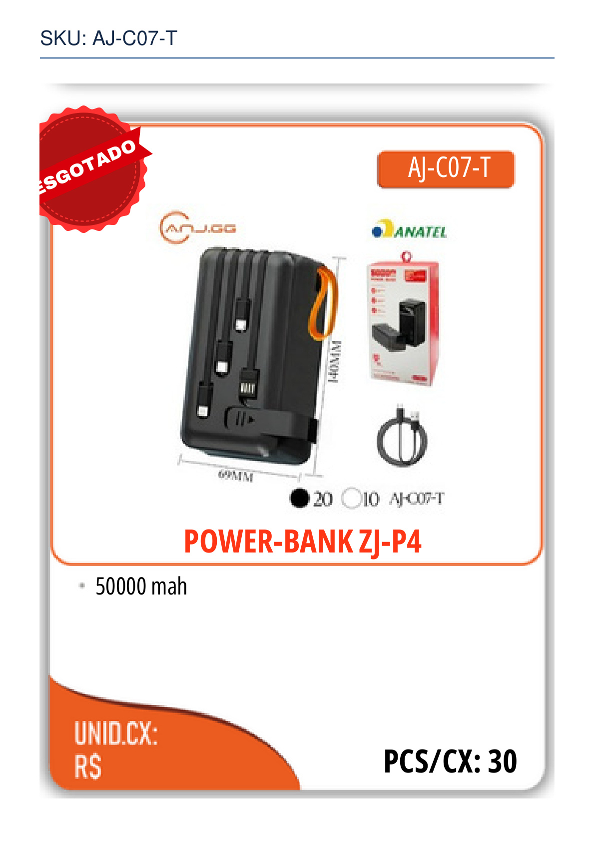 POWER-BANK ZJ-P4