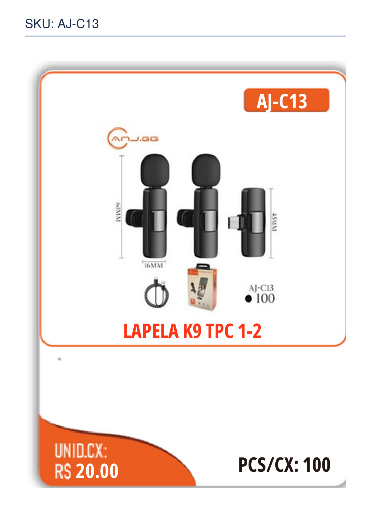 LAPELA K9 TPC 1-2
