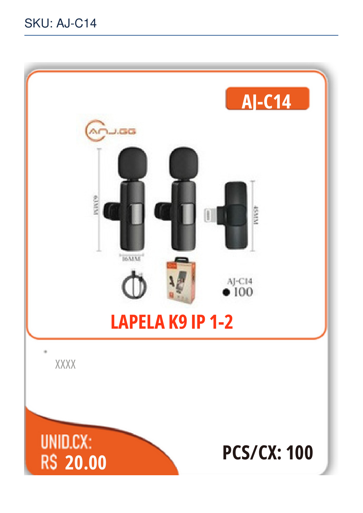 LAPELA K9 IP 1-2