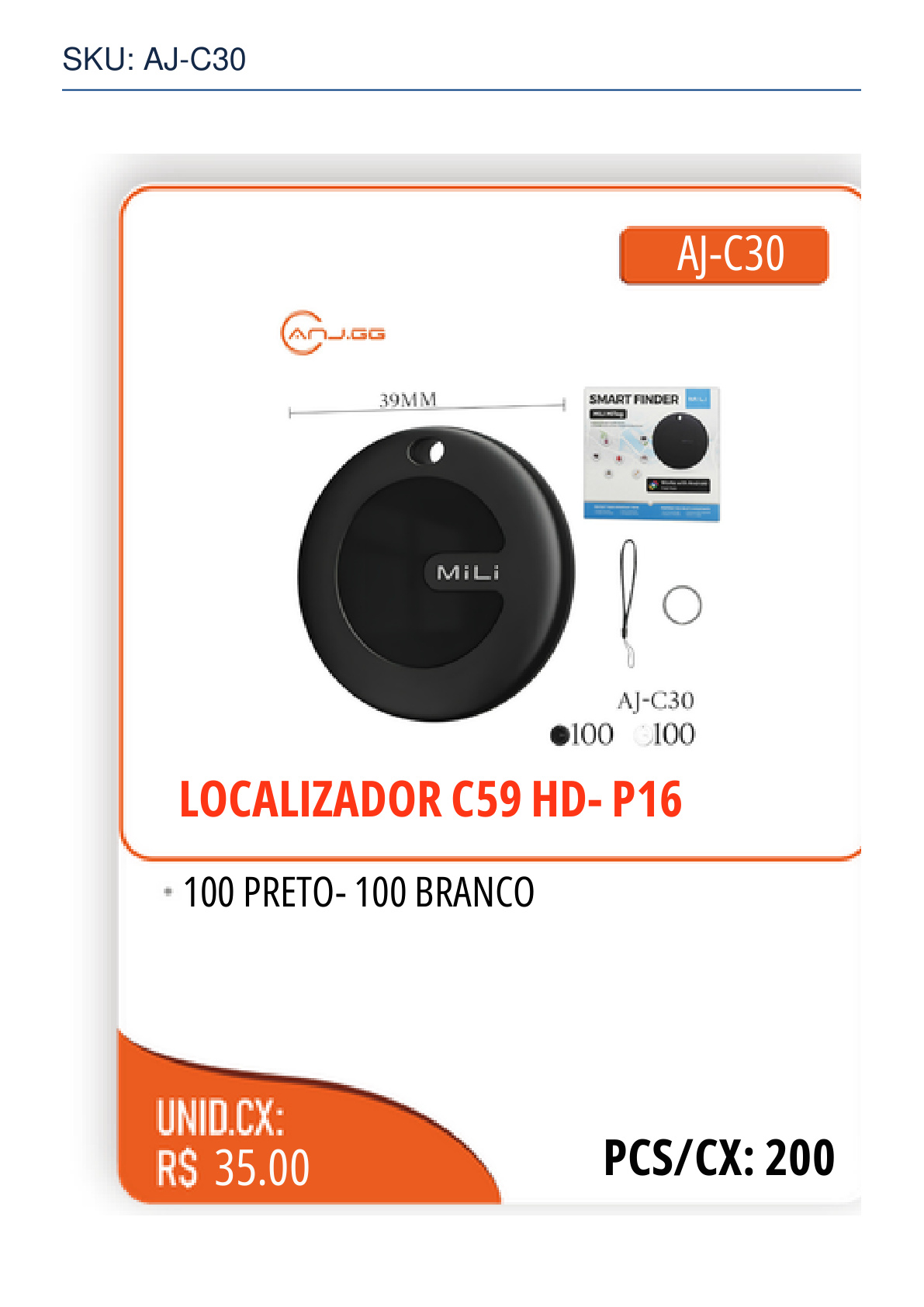 LOCALIZADOR C59 HD- P16