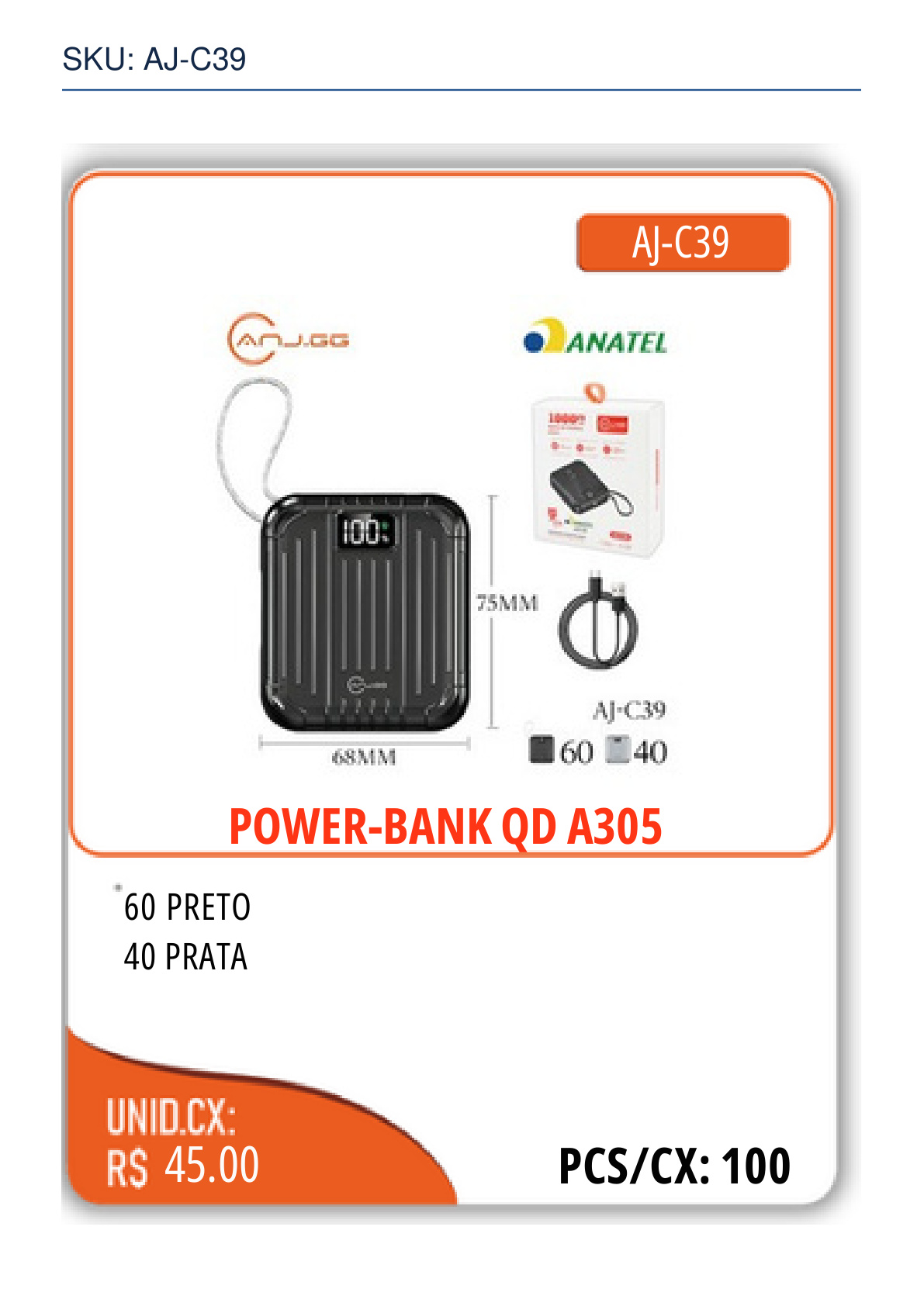 POWER-BANK QD A305