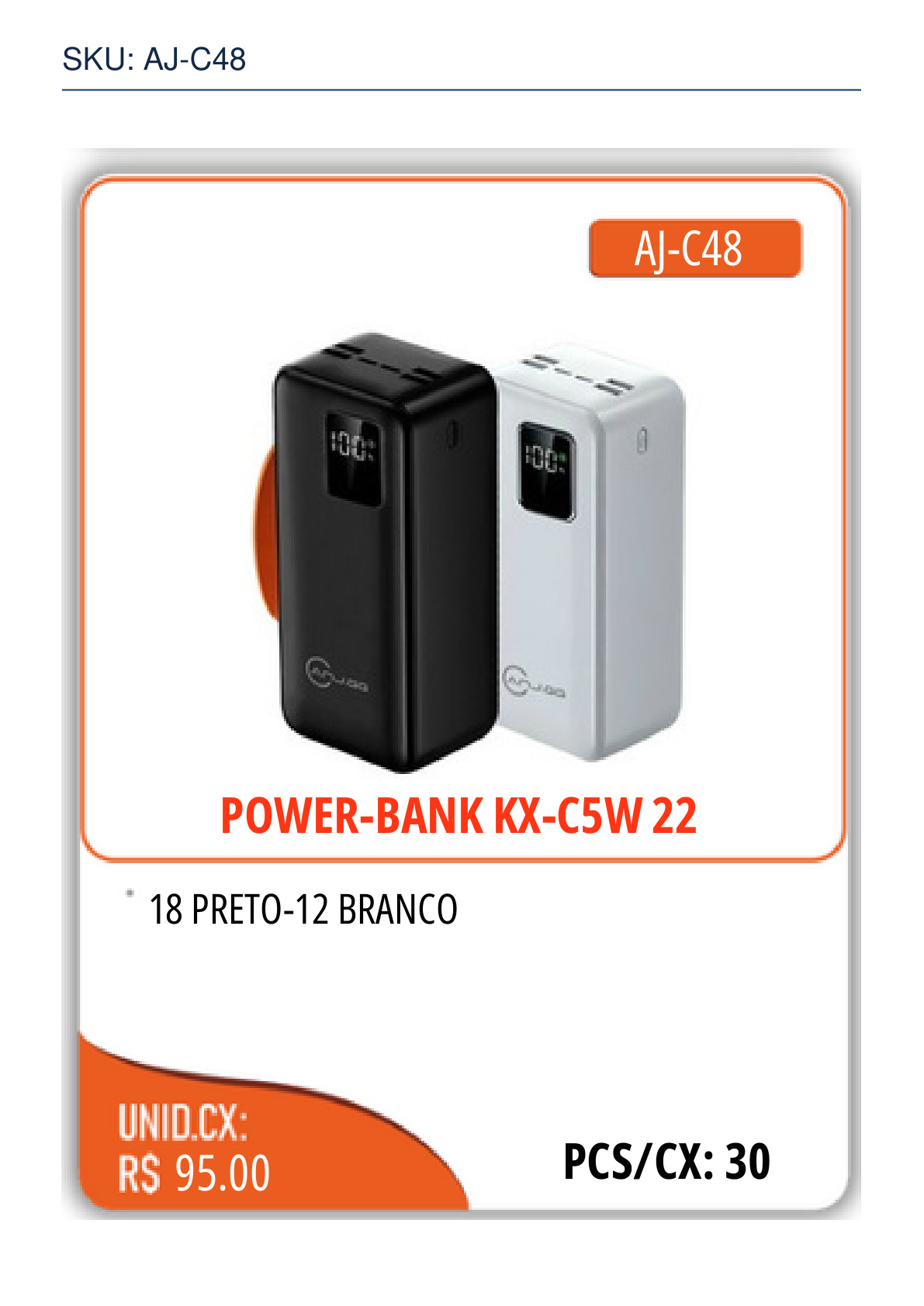 POWER-BANK KX-C5W 22
