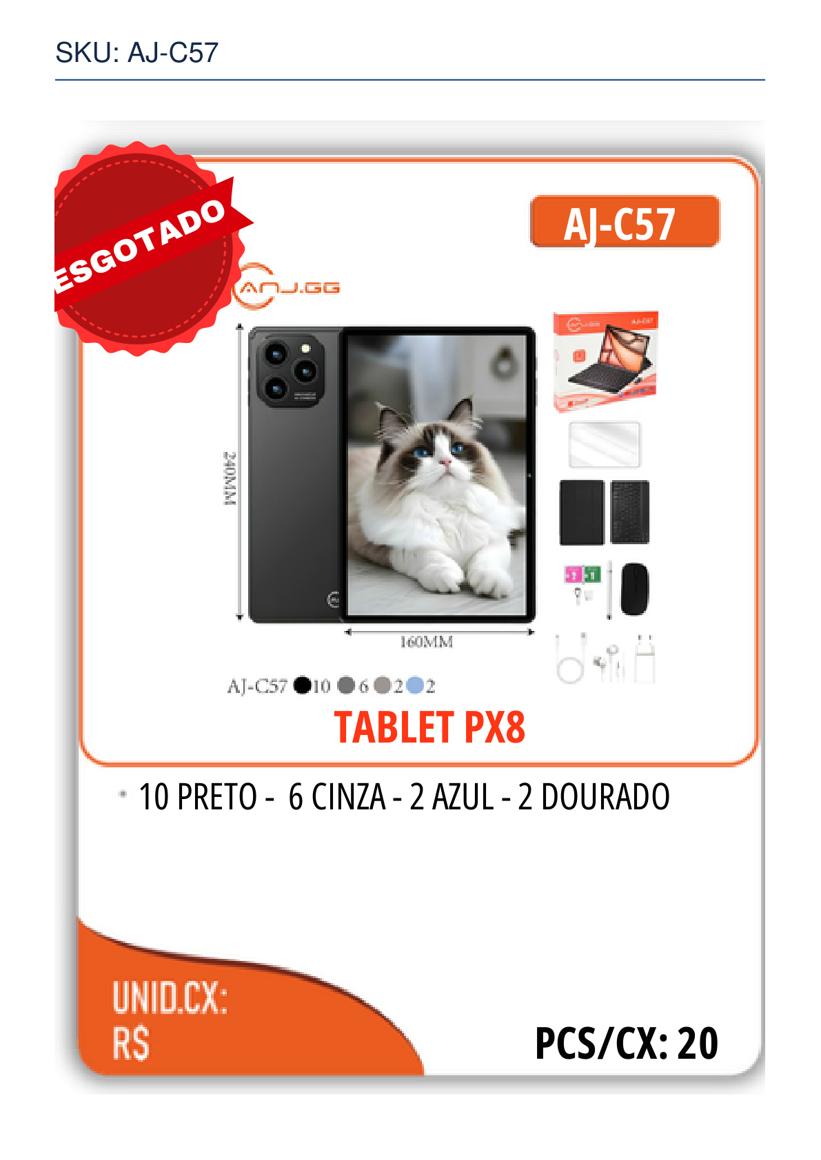 TABLET PX8