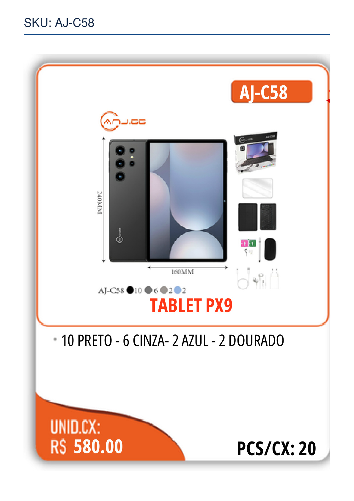 TABLET PX9