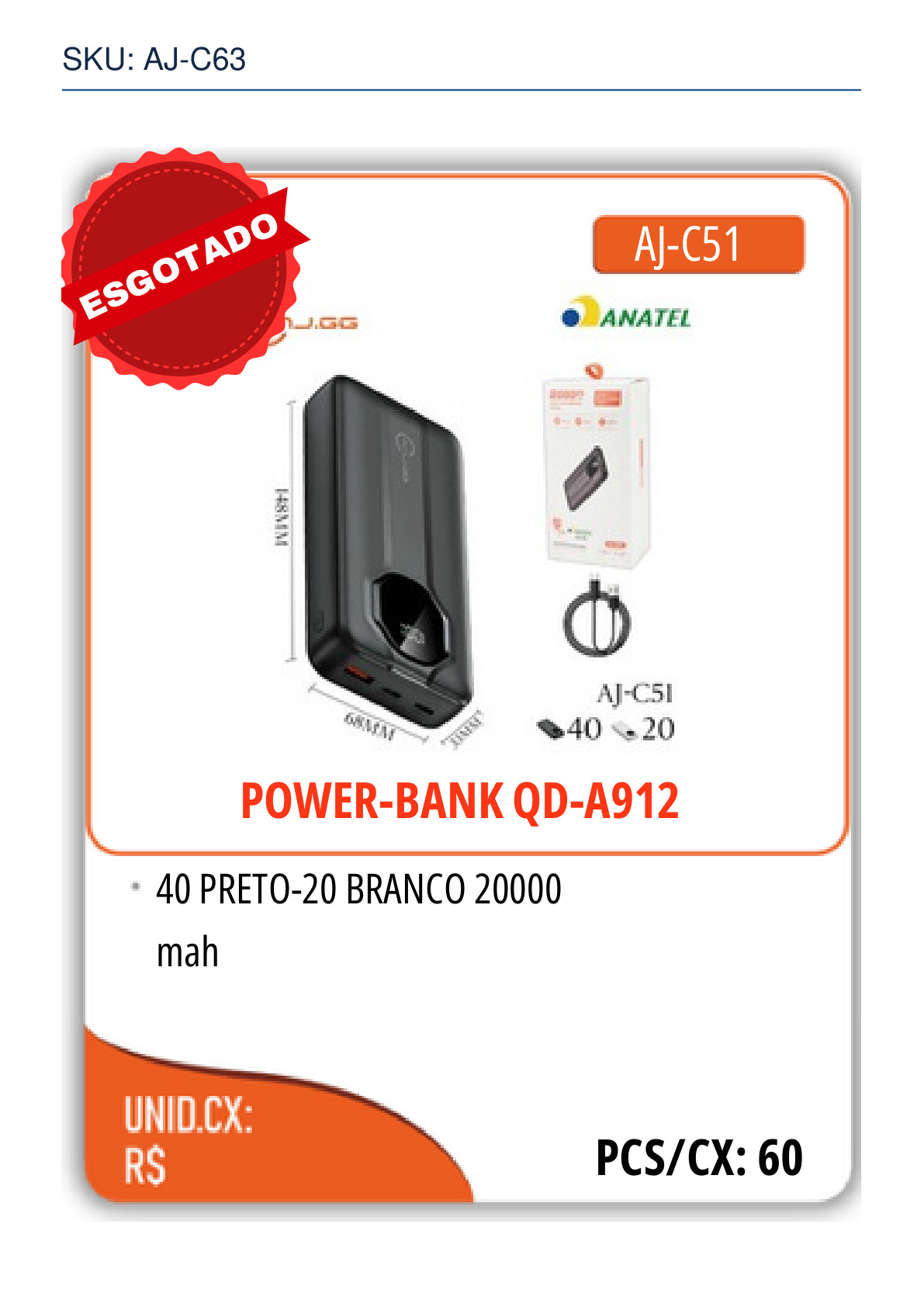 POWER-BANK 50000 MAH