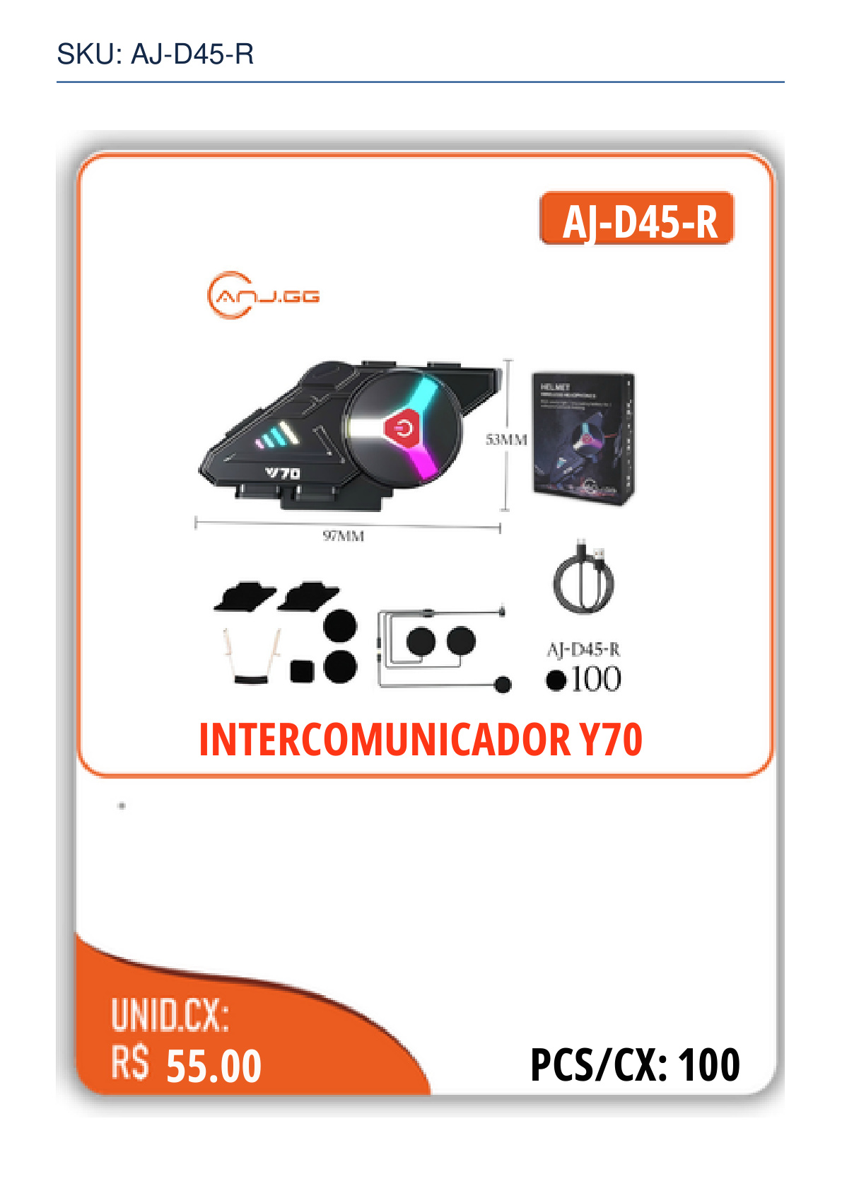 INTERCOMUNICADOR Y70