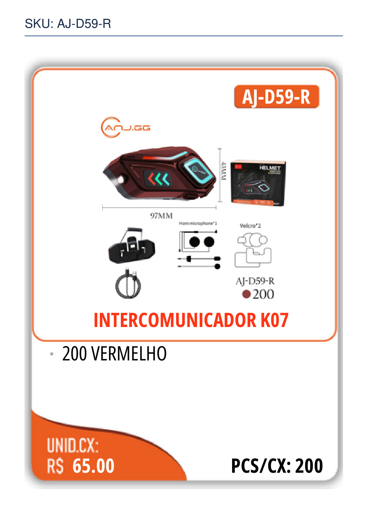 INTERCOMUNICADOR K07