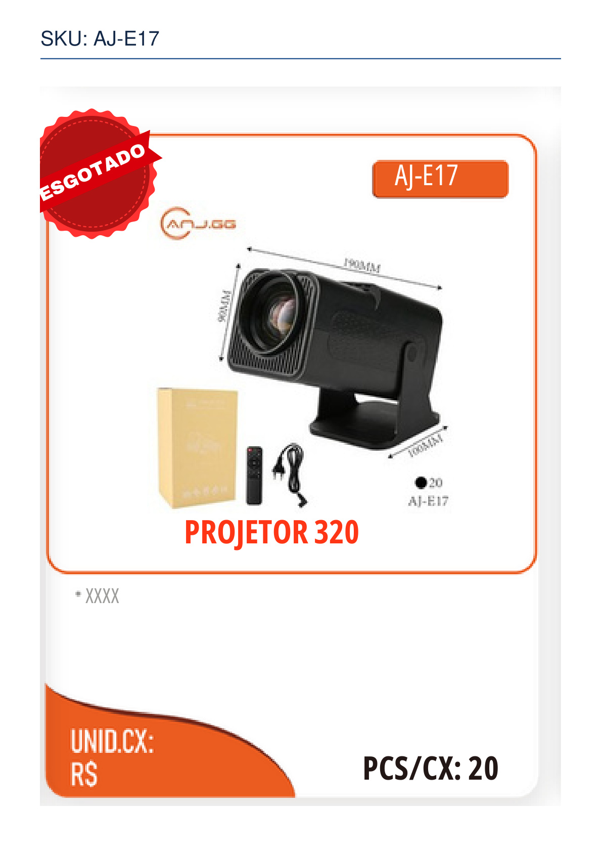 PROJETOR 320