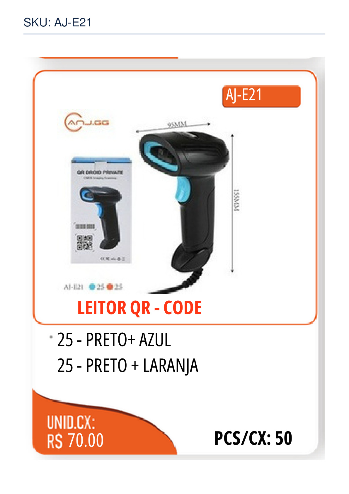 LEITOR QR - CODE