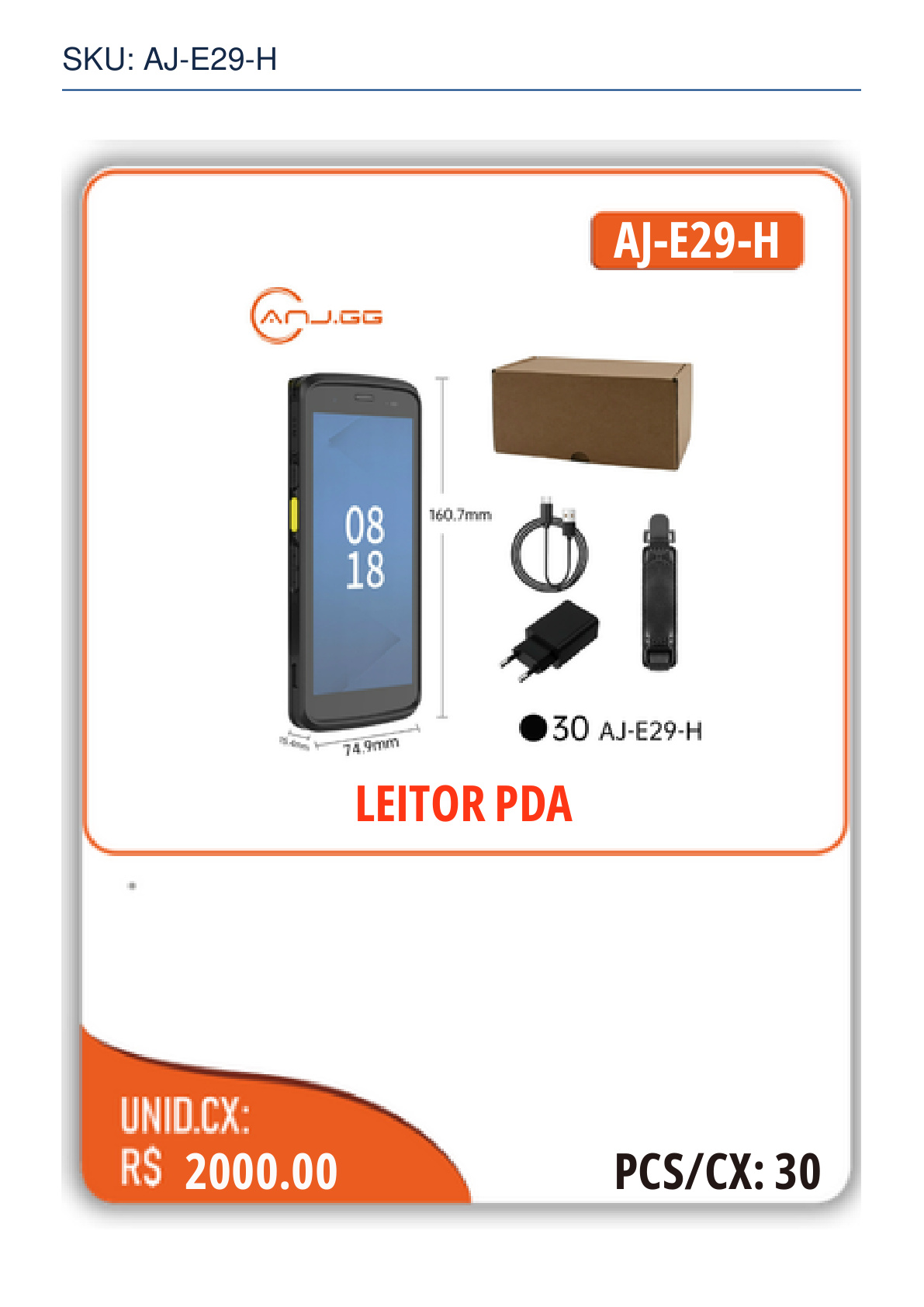LEITOR PDA