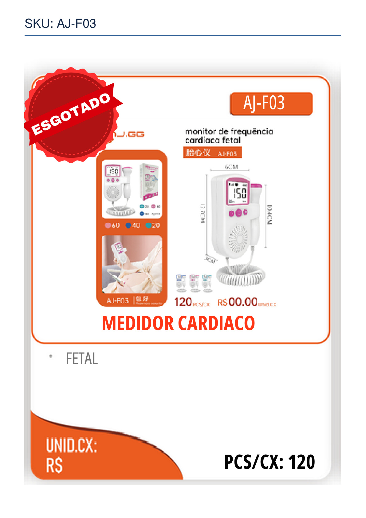 MEDIDOR CARDIACO