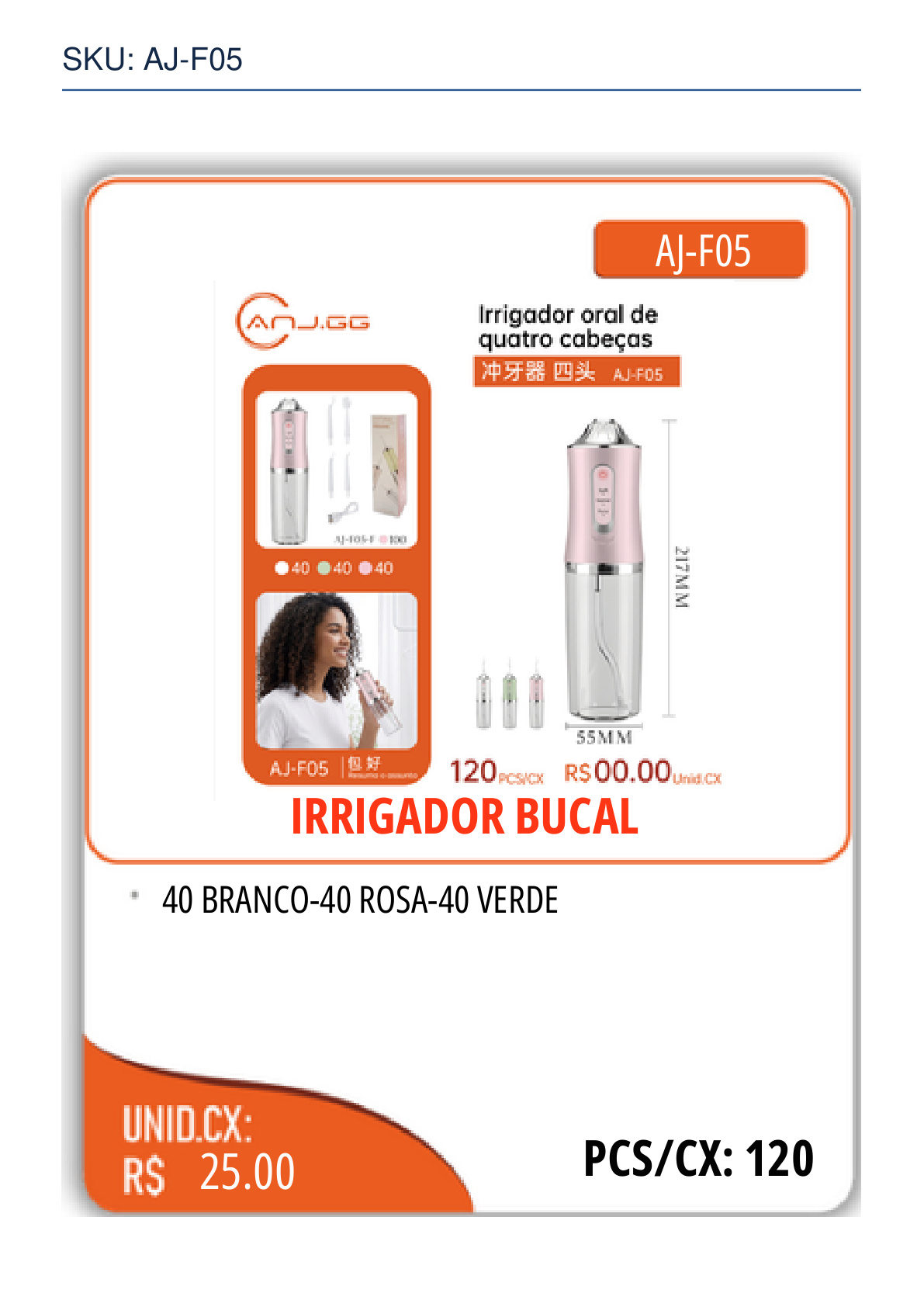 IRRIGADOR BUCAL