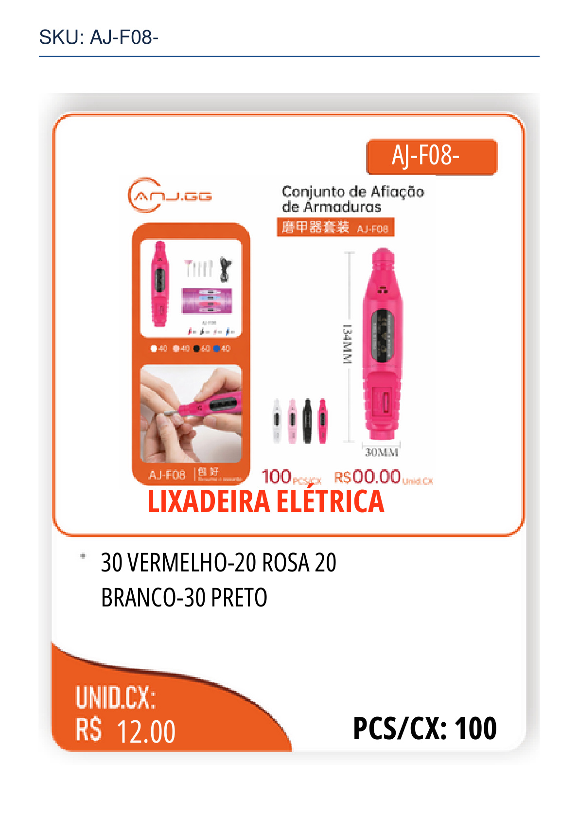 LIXADEIRA ELÉTRICA