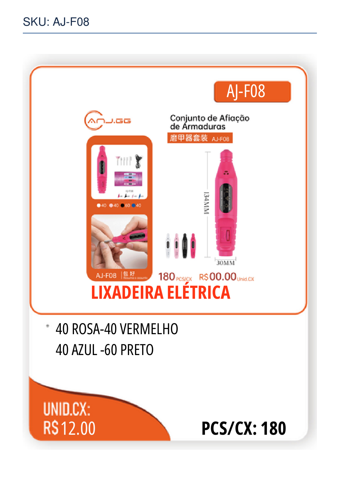 LIXADEIRA ELÉTRICA