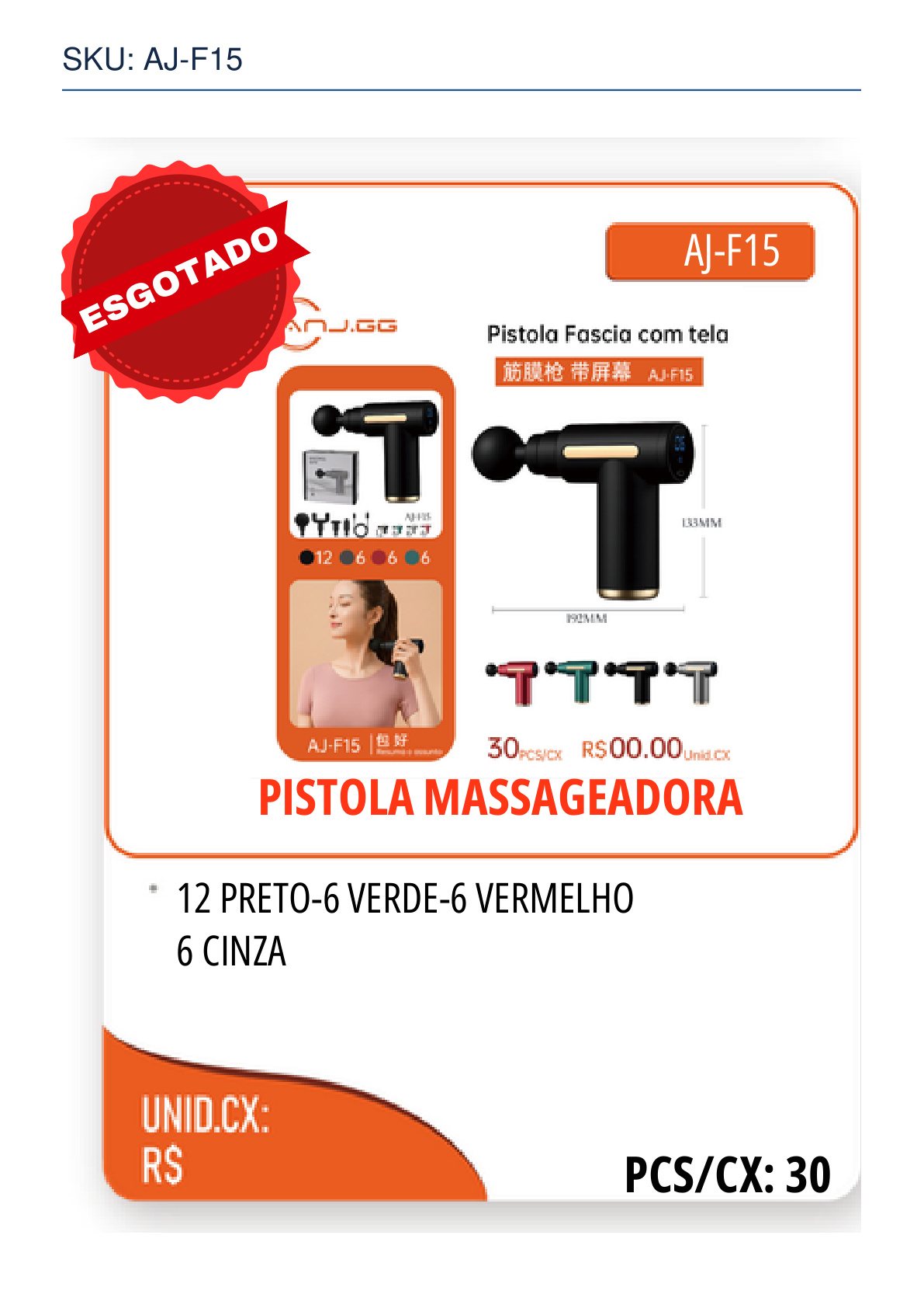 PISTOLA MASSAGEADORA