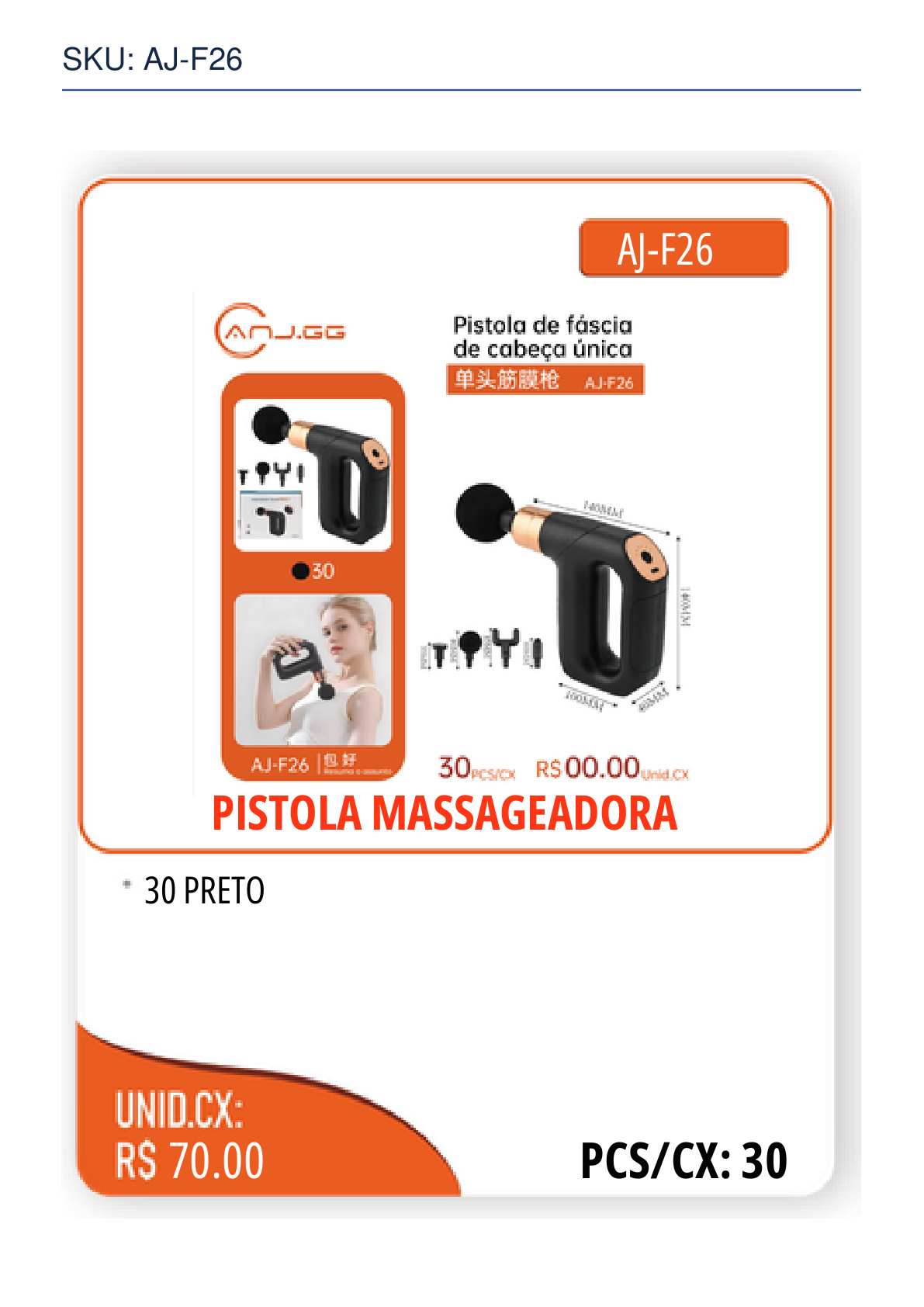 PISTOLA MASSAGEADORA