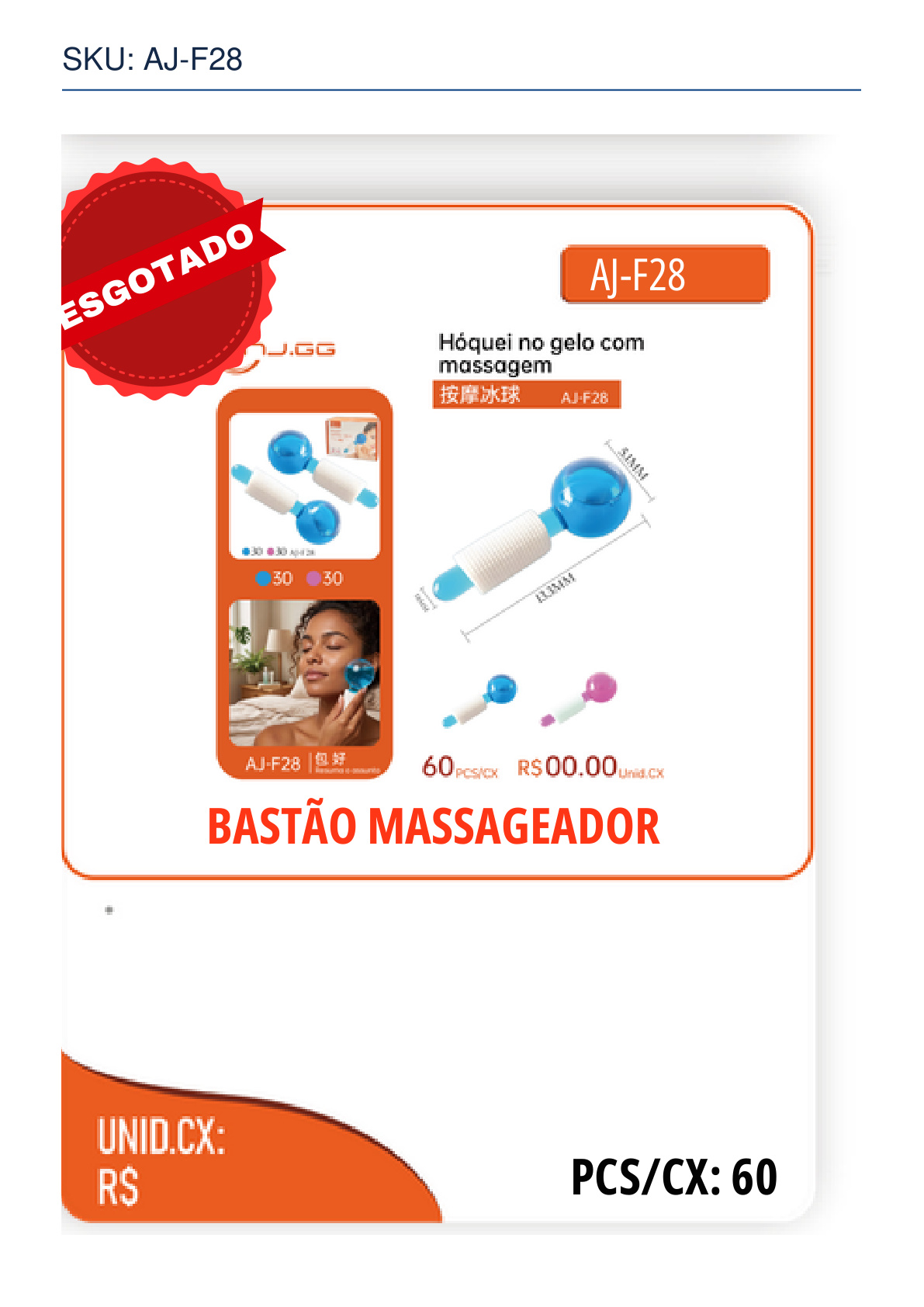 BASTÃO MASSAGEADOR