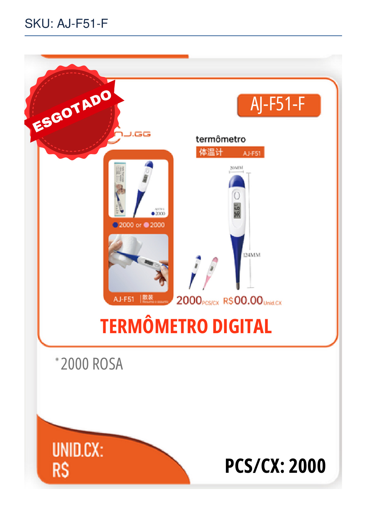 TERMÔMETRO DIGITAL