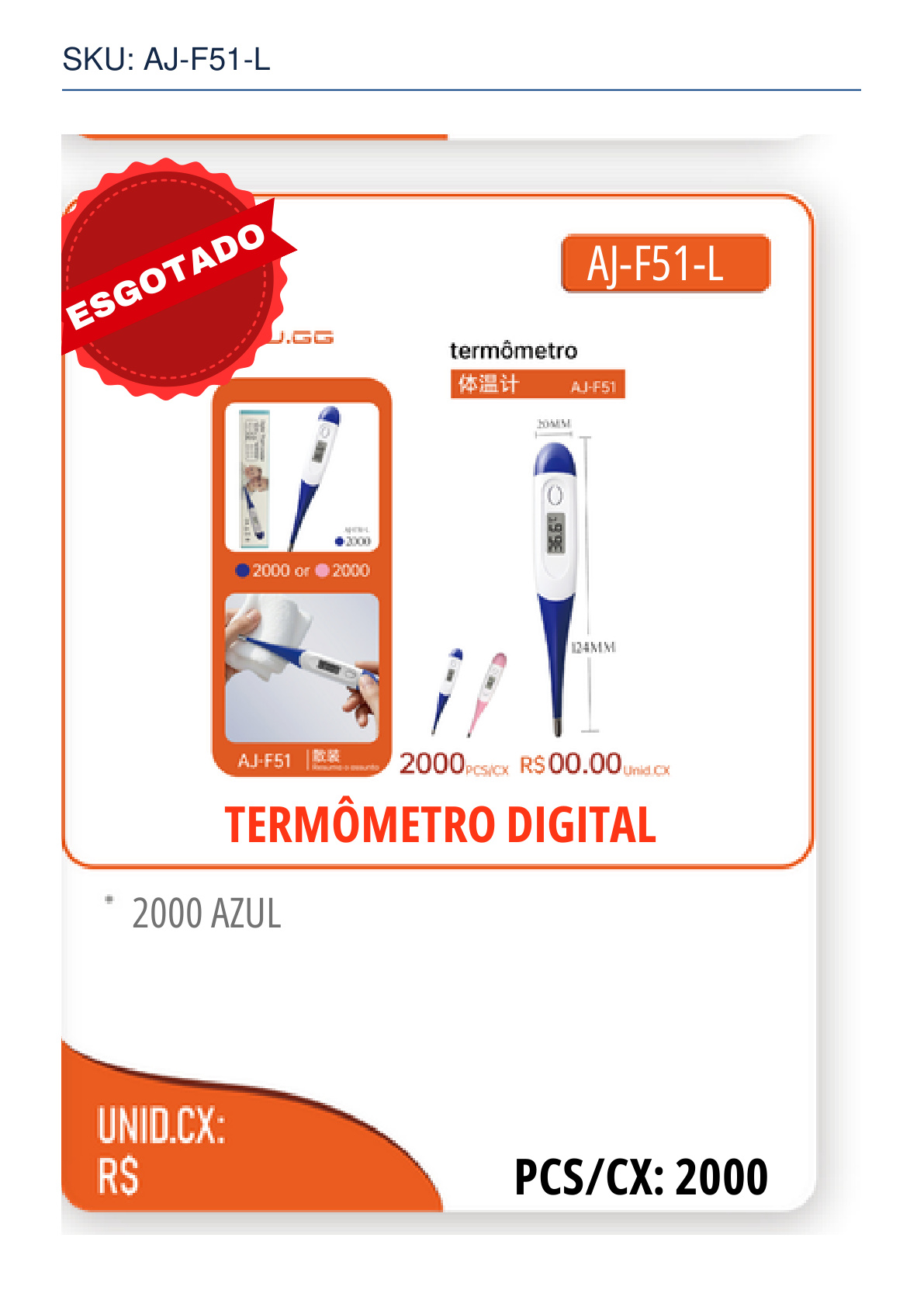 TERMÔMETRO DIGITAL