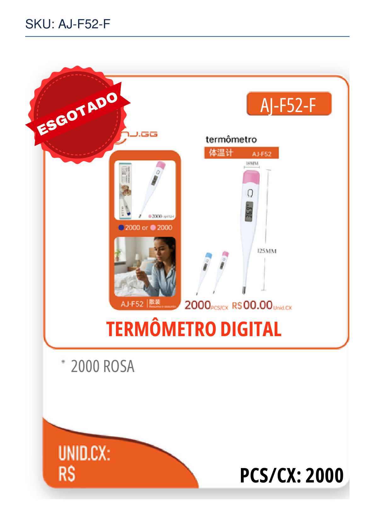 TERMÔMETRO DIGITAL