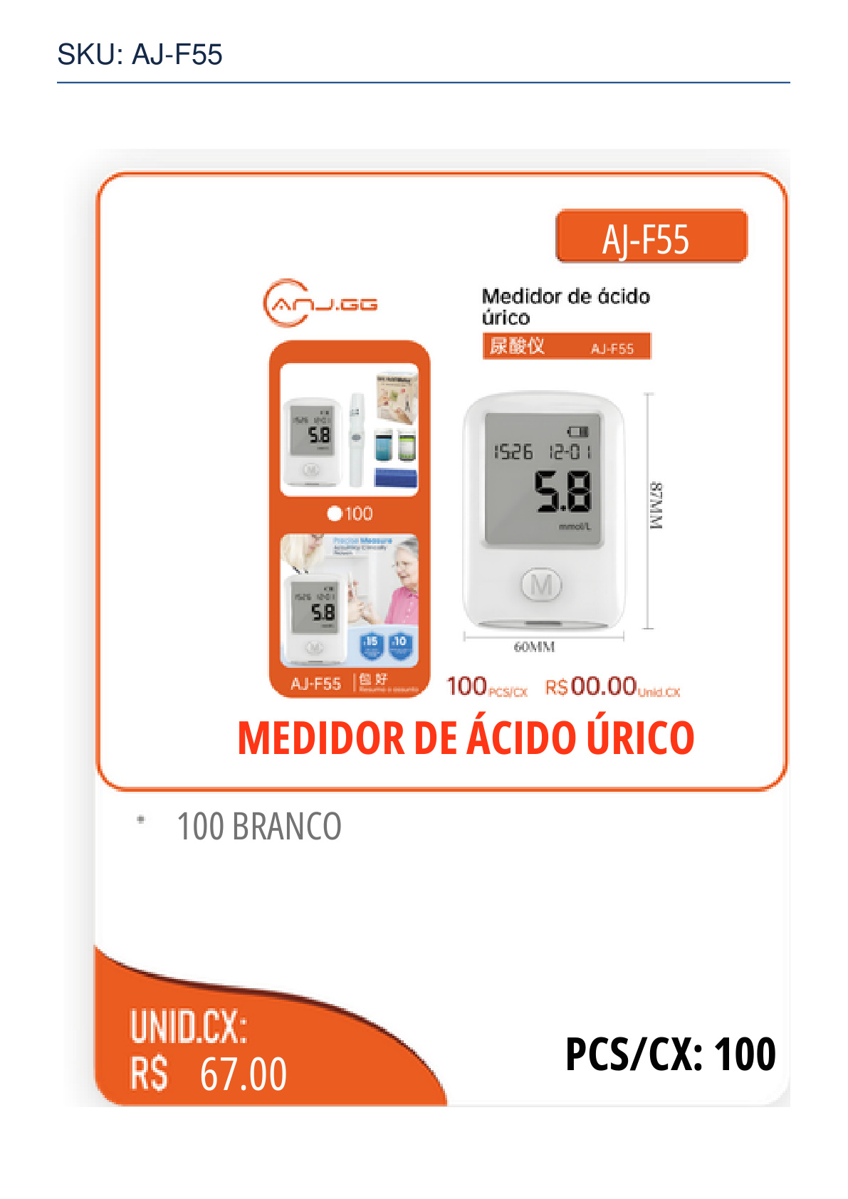 MEDIDOR DE ÁCIDO ÚRICO
