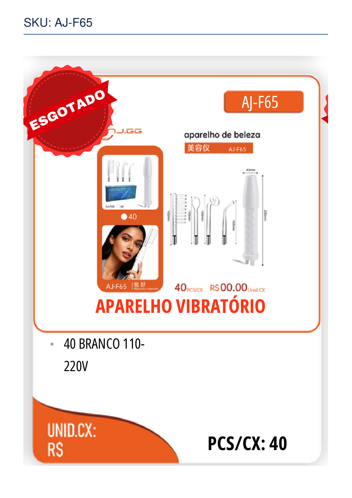 APARELHO VIBRATÓRIO