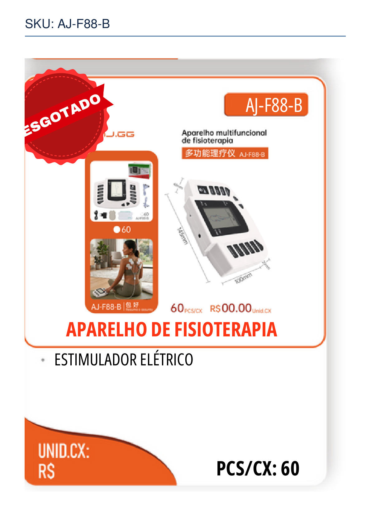 APARELHO DE FISIOTERAPIA