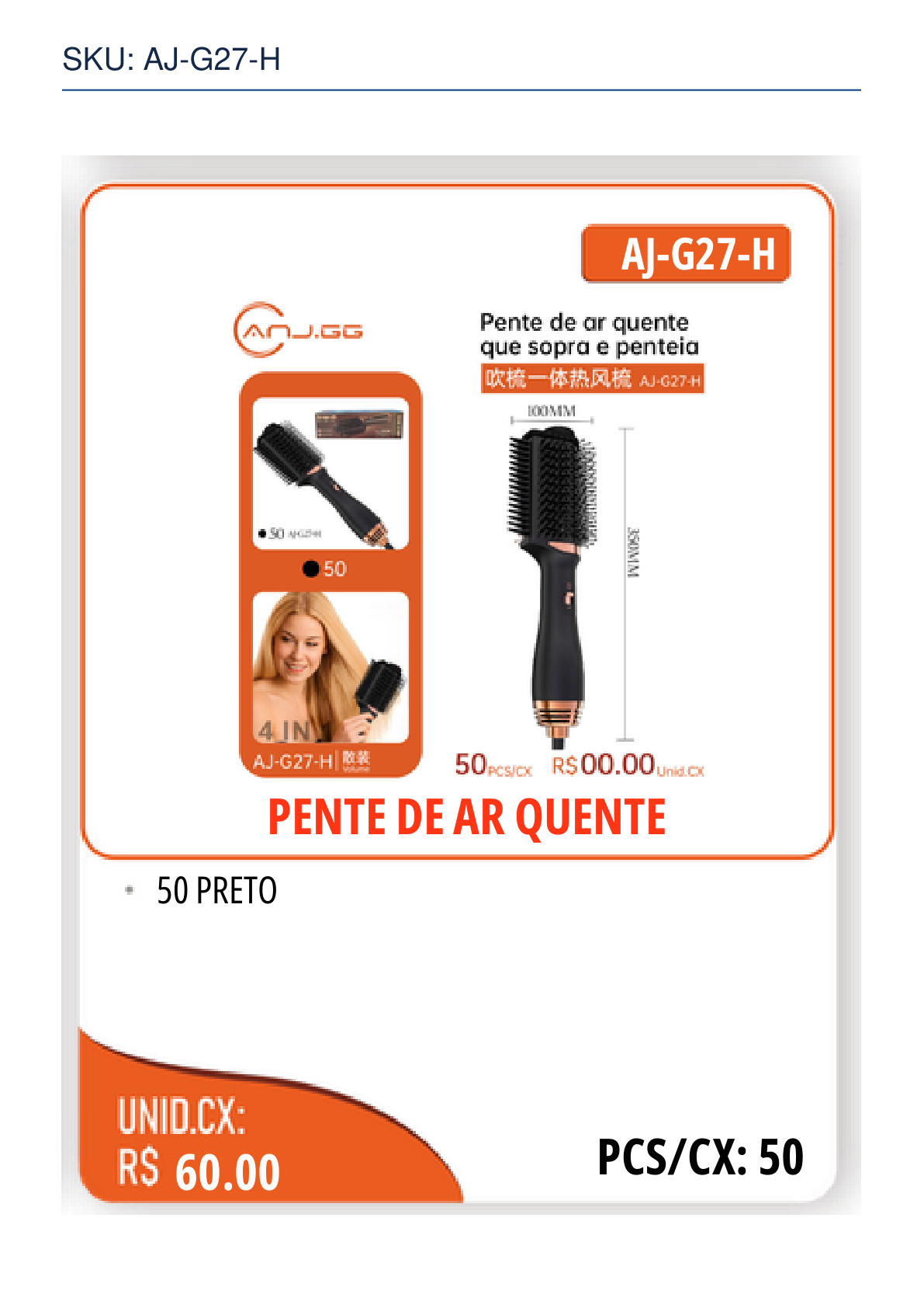 PENTE DE AR QUENTE