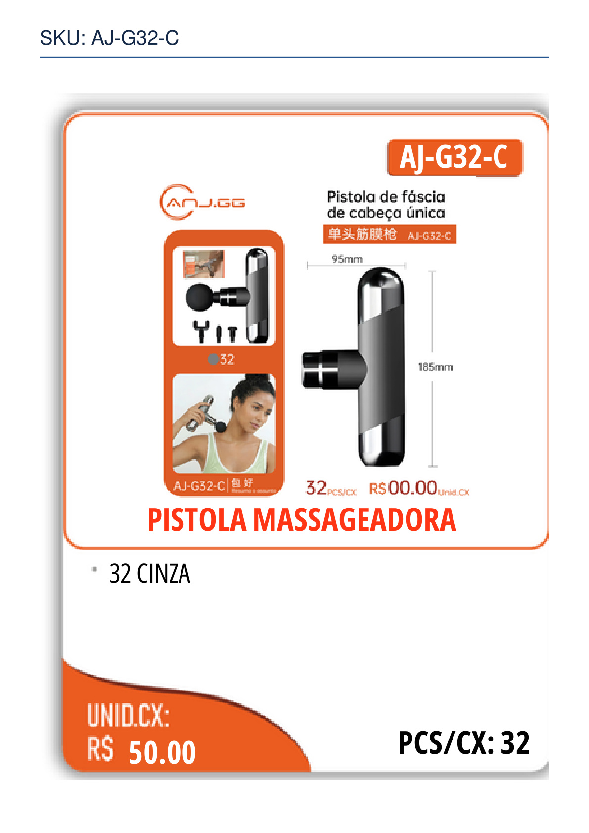 PISTOLA MASSAGEADORA