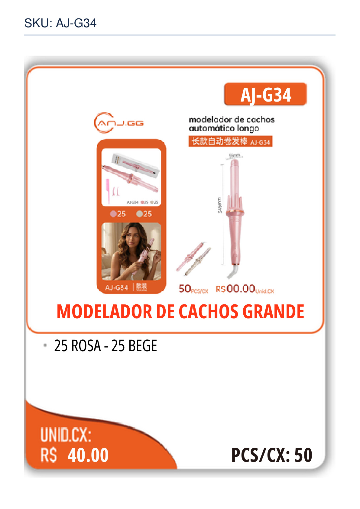 MODELADOR DE CACHOS GRANDE