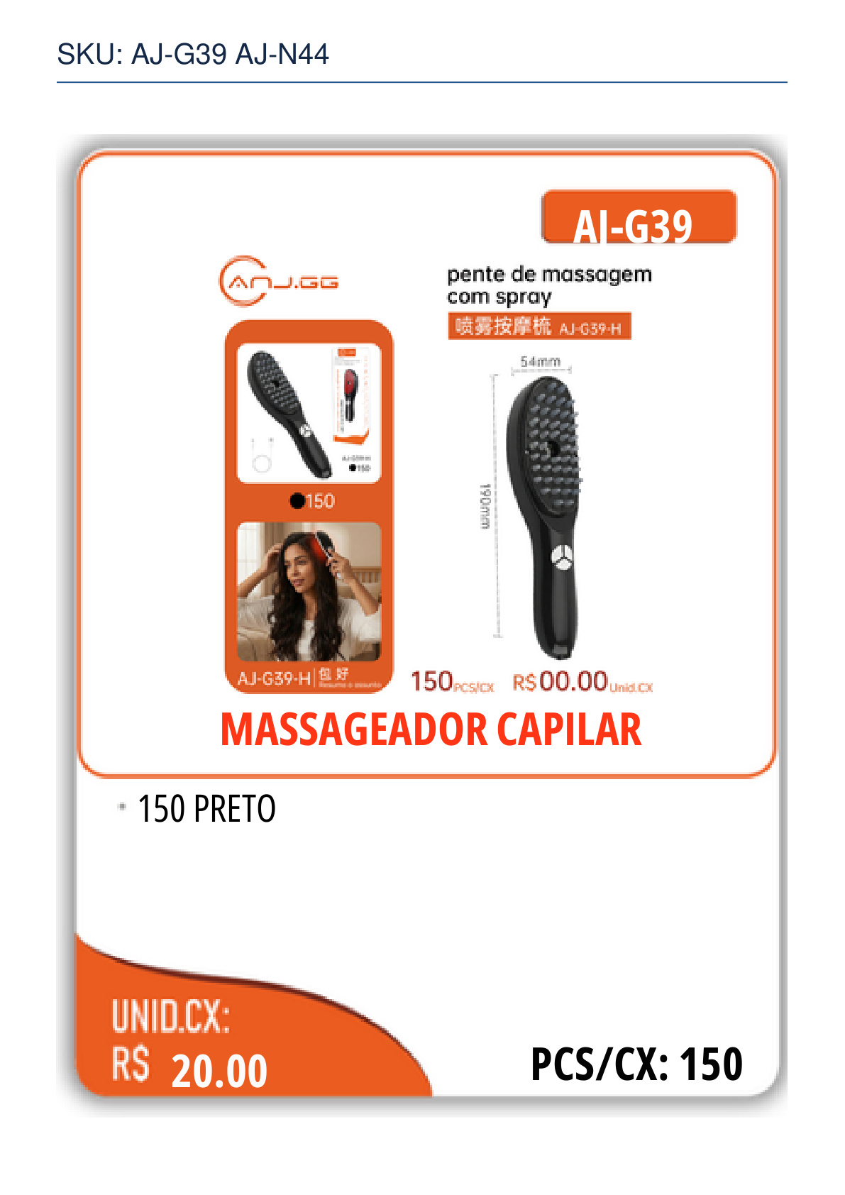 MASSAGEADOR CAPILAR