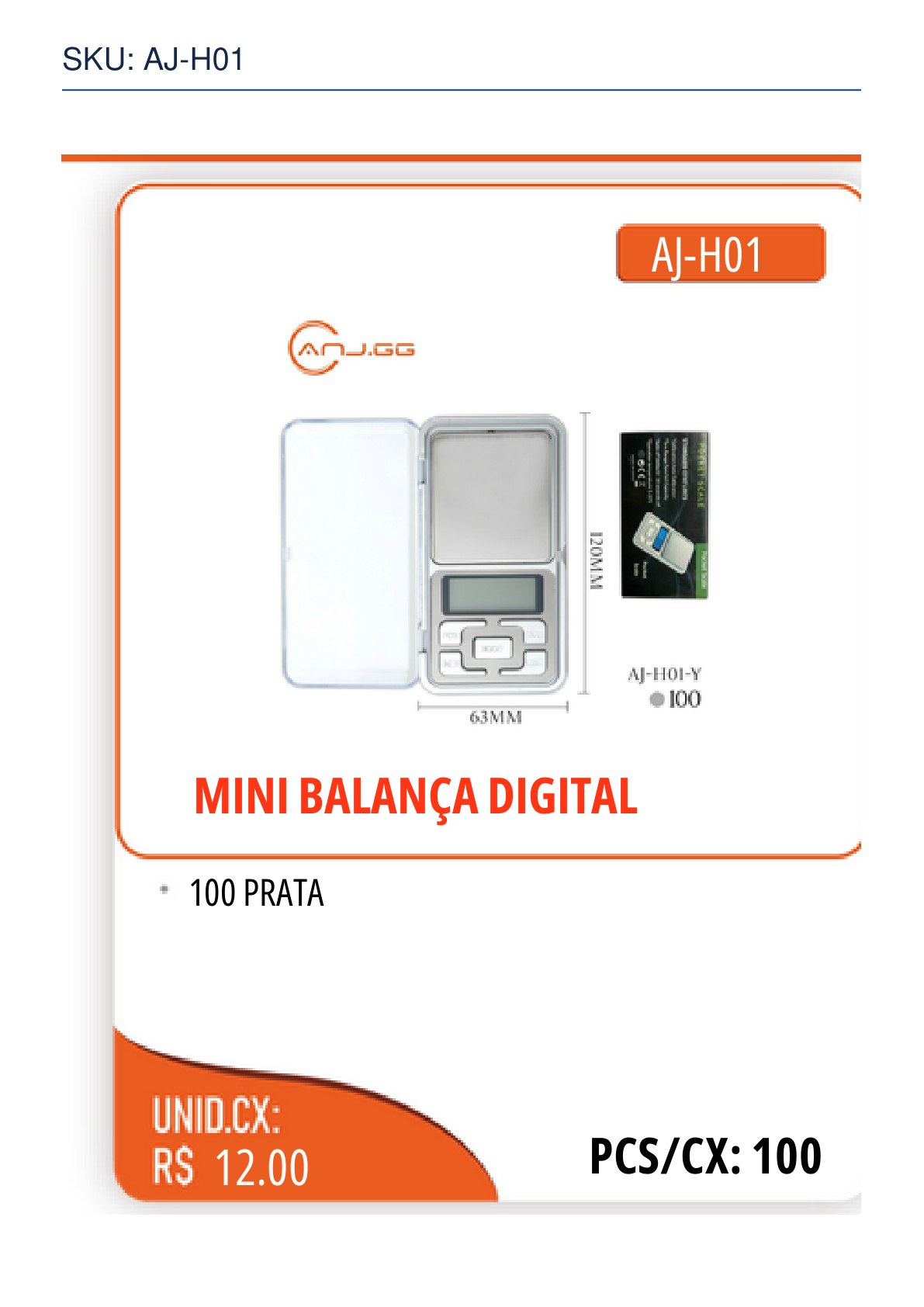 MINI BALANÇA DIGITAL