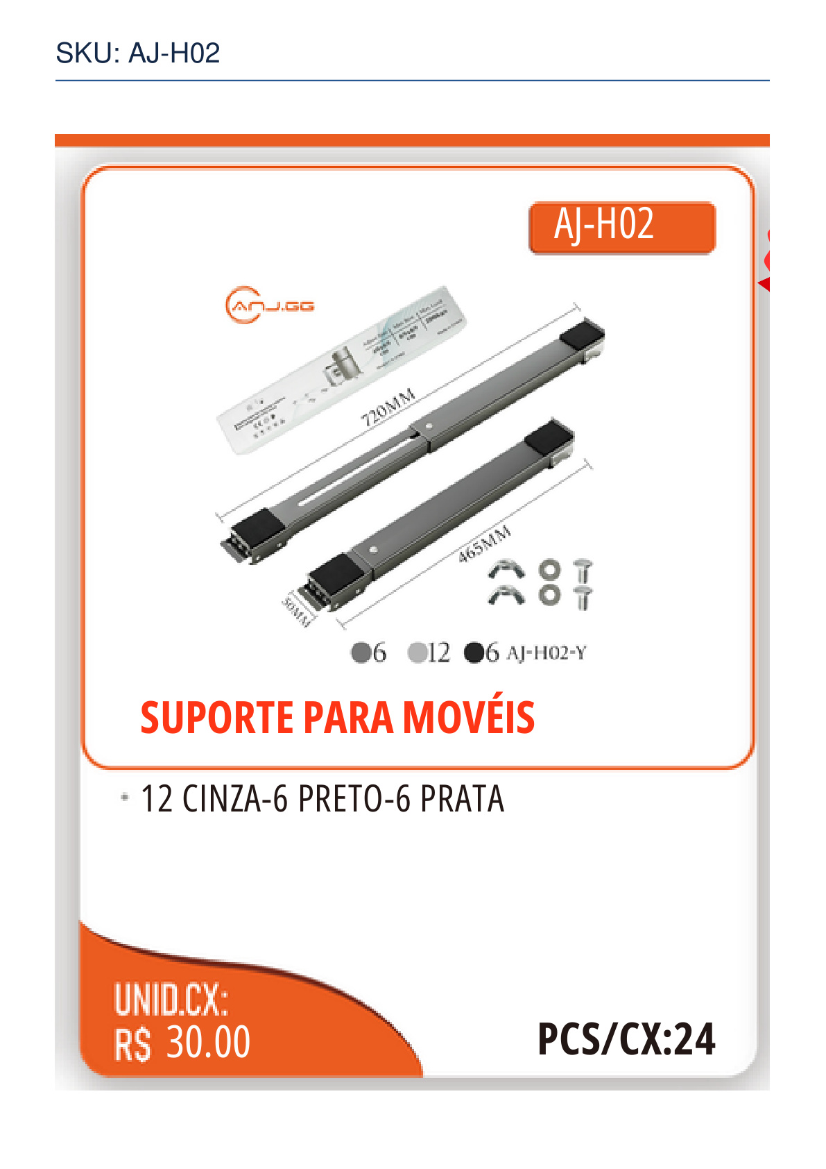 SUPORTE PARA MOVÉIS