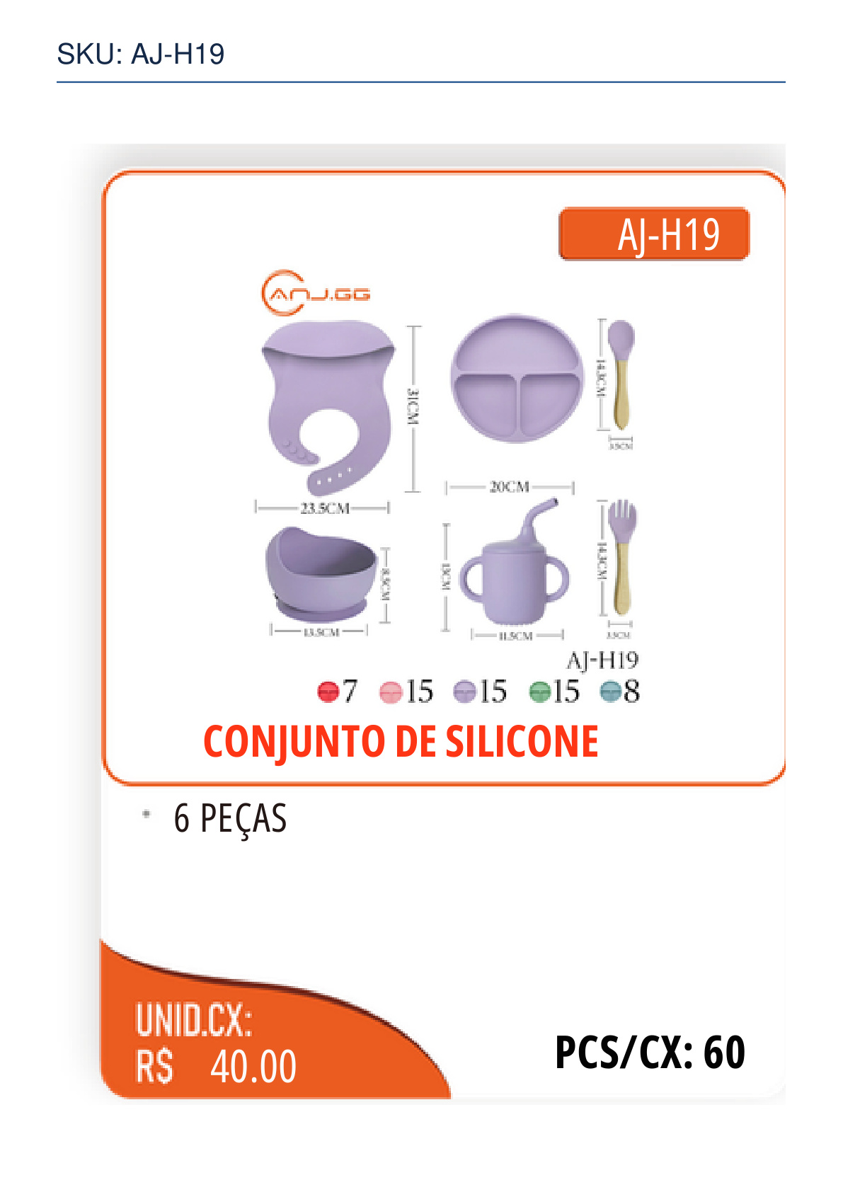 CONJUNTO DE SILICONE